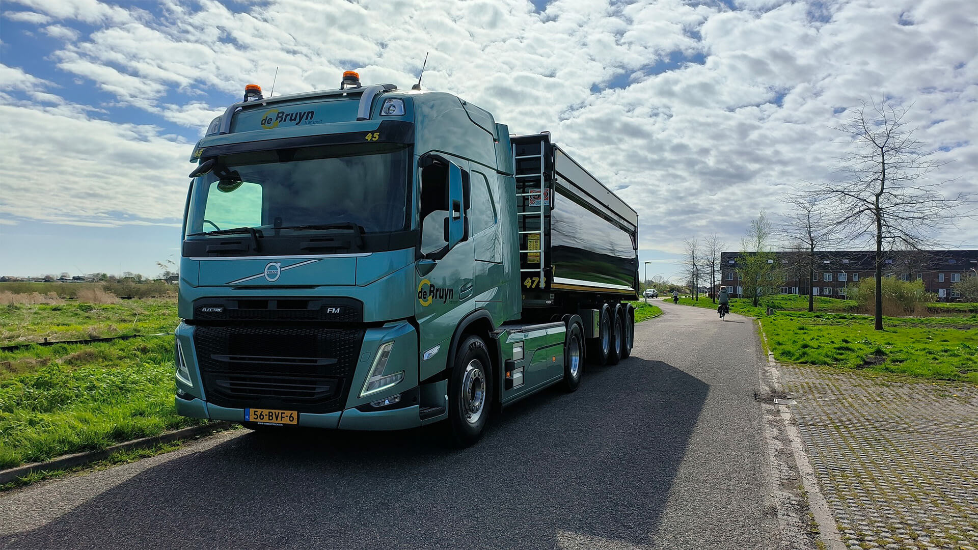 zero emissie - elektrisch transport - Volvo FME truck - de Bruyn Transport